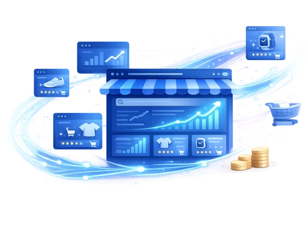 Online digital marketing and e-commerce analytics platform. Online digital marketing and e-commerce analytics platform.